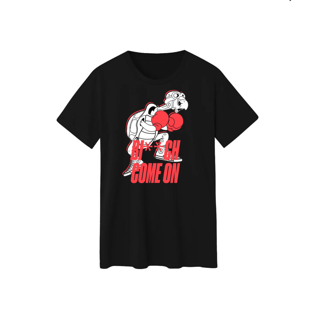 Unisex T-Shirt 100% Cotton – Boxing “Come On” Graphic Tee | Funny Motivational Gym Shirt